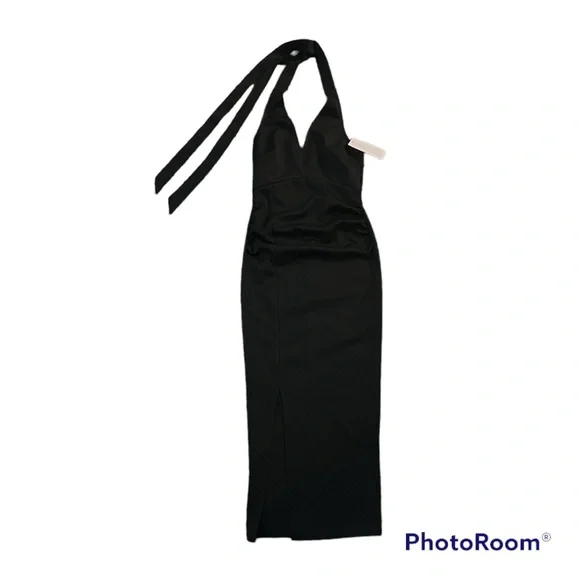 ASOS Maternity | Dresses | True Violet Maternity Halter Plunge Midi Dress |  Poshmark